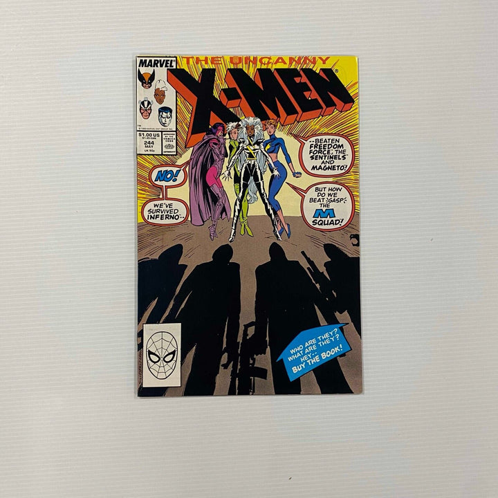 The Uncanny X-Men #244 1989 VF/NM 1st appearance of Jubilee Cent Copy