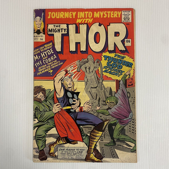 Journey into Mystery with Thor #106 1964 VG/FN Pence Copy