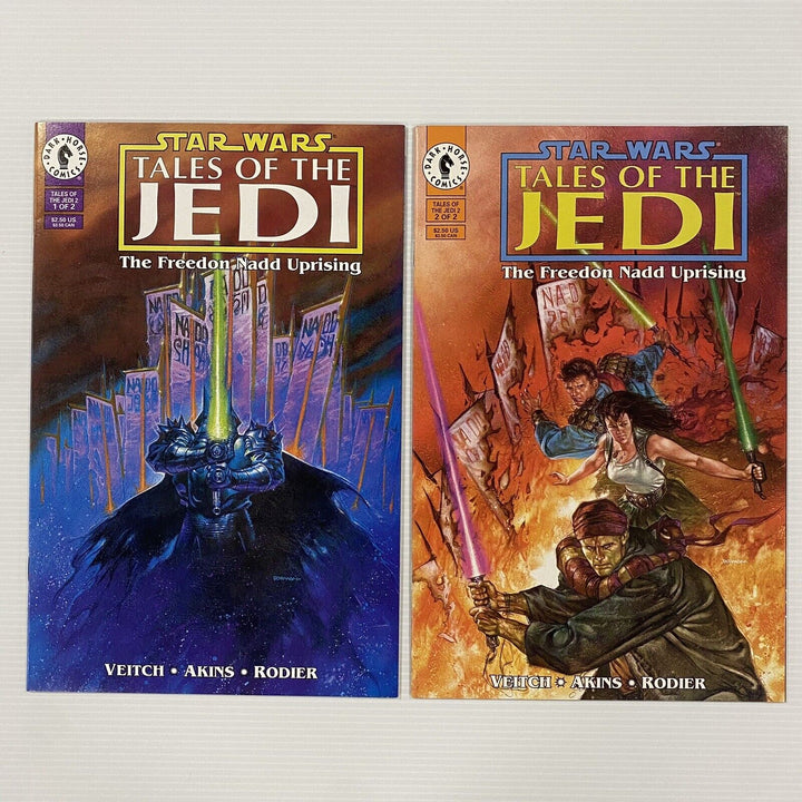 Dark Horse Star Wars Tales of the Jedi Freedon Nadd Uprising #1&2 NM