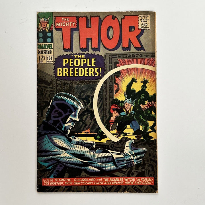 Thor #134 1966 VG Cent Copy Pence Stamp 1st appearance High Evolutionary