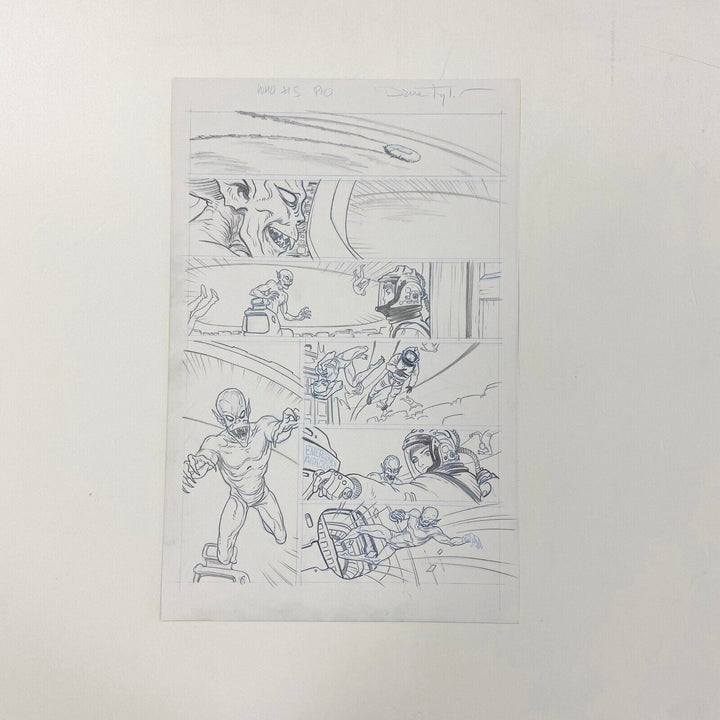 Dave Taylor Original Artwork for IDW Publish’s Doctor Who: #5 page 10