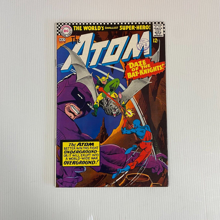 DC Comics The Atom #30 1967 VF+ Cent Copy Pence Stamp