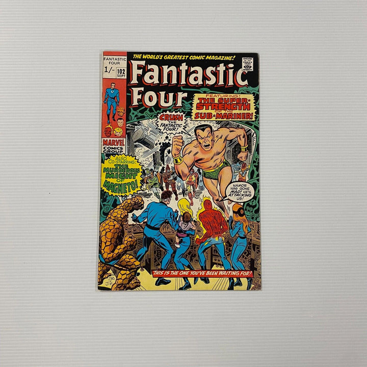 Fantastic Four #102 1970 VF- Pence Copy