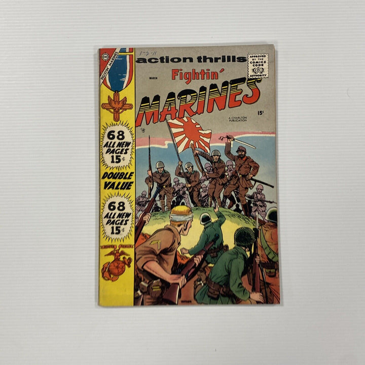 Fightin' Marines #25 1958 VG/FN Charlton Comics Cent Copy