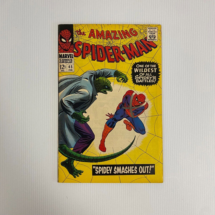 Amazing Spider-Man #45 1967 VF+ Cent Copy 3rd appearance of Lizard