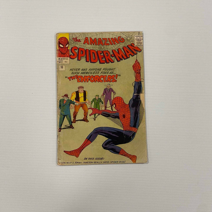 Amazing Spider-Man #10 1964 GD- 1st Enforcers Pence Copy