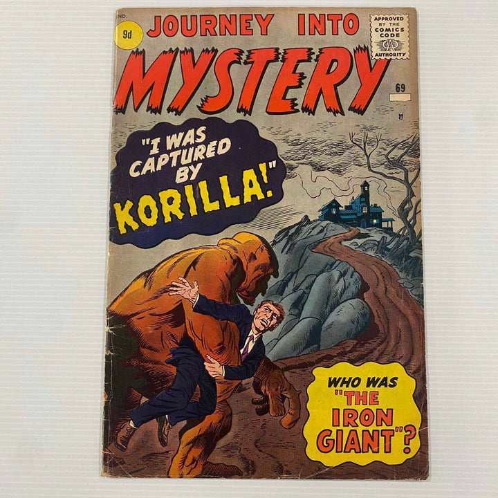 Journey Into Mystery #69 1961 VG+ Pence Copy