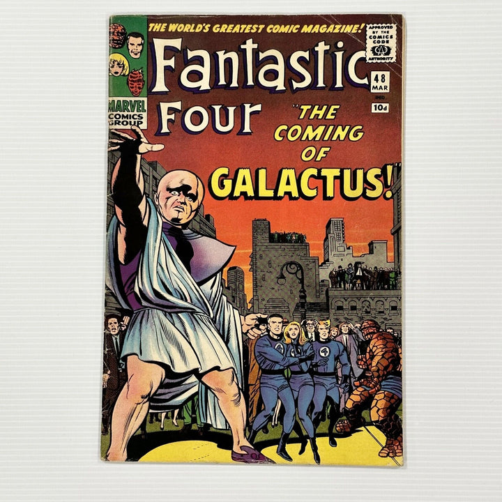 Fantastic Four #48 1966 VG/FN 1st appearance of Silver Surfer and Galactus Pence