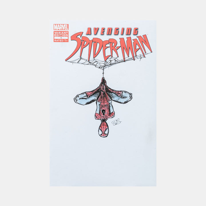 Avenging Spider-Man By Johndell Snead Sketch Cover - worldofsuperheroesuk