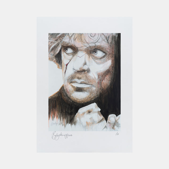 Tyrion Lannister Signed Art Print by Becky Knapp