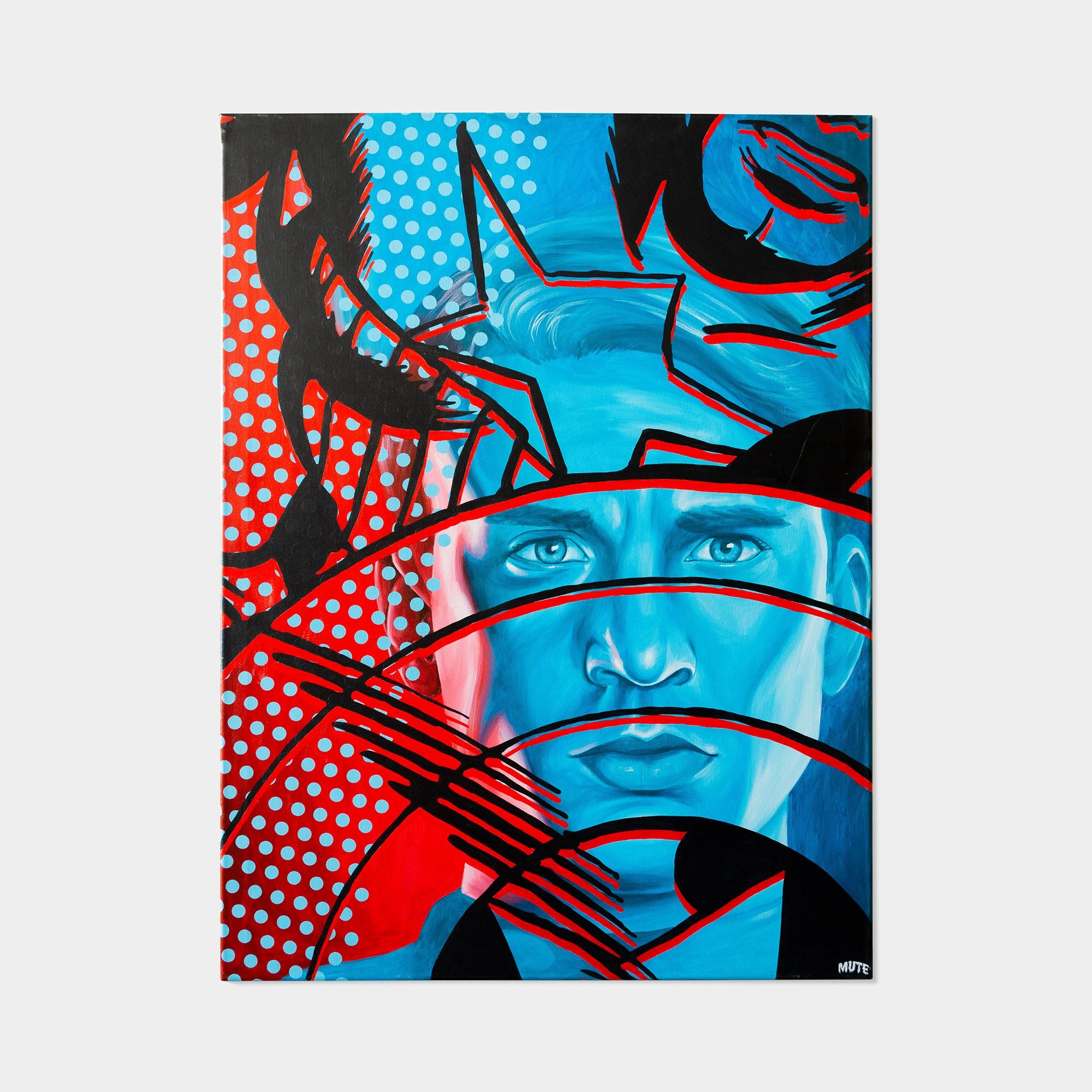 Steve Rogers is Captain America Oil Painting By MUTE - worldofsuperheroesuk