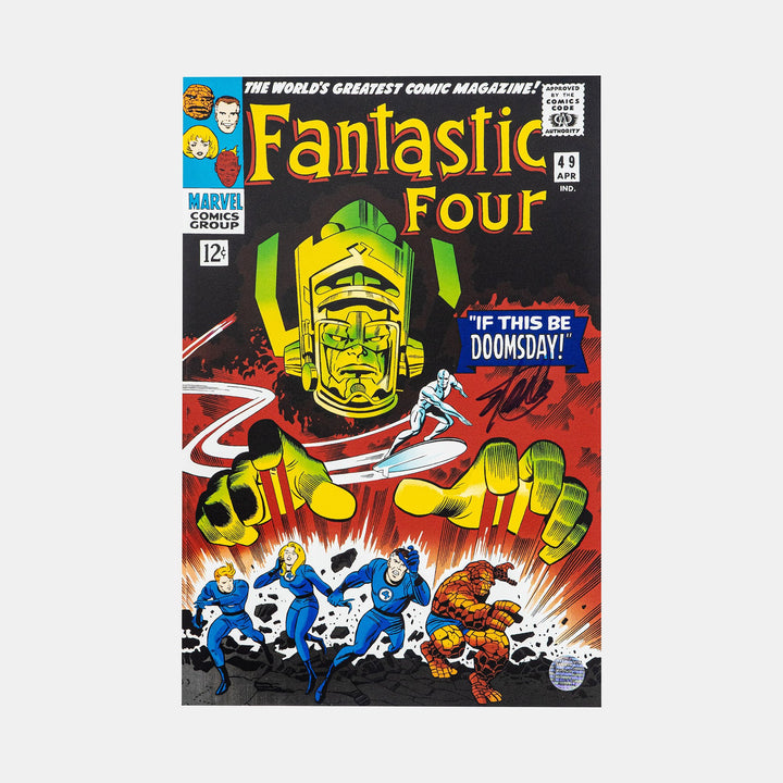 Fantastic Four #49 18x12 Stan Lee Signed Photograph