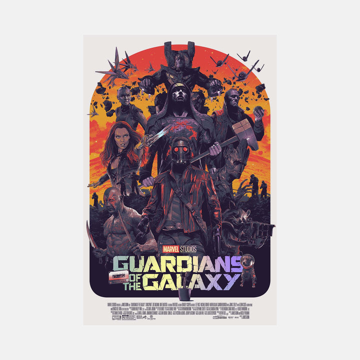 Guardians of the Galaxy by Grzegorz Domaradzki (FOIL VARIANT EDITION) Art Print Poster