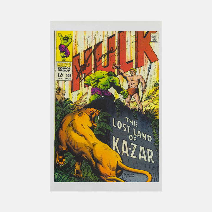 Hulk: Hulk #109 Poster Signed By Herb Trimpe - worldofsuperheroesuk