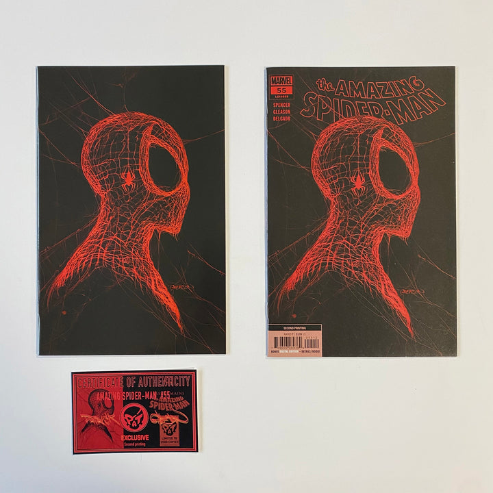 Amazing Spider-Man #55 Second Printing Gleason Variant Bundle Cover