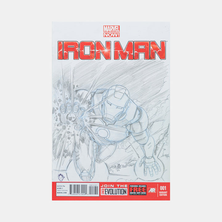 Iron Man from Megacon 2013 Sketch Cover - worldofsuperheroesuk