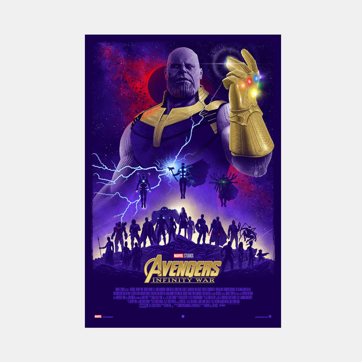 Avengers Infinity War By Marko Manev 2019 Art Print Poster