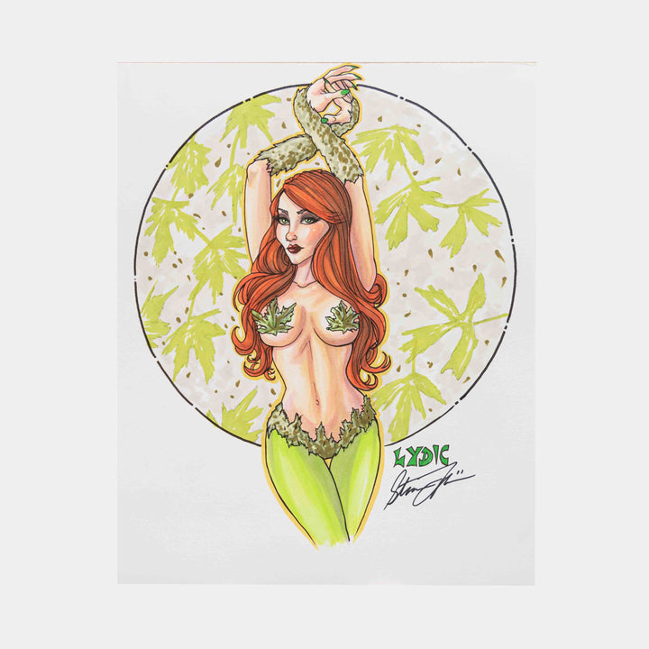 Poison Ivy Original Art Framed by Steve Lydic - worldofsuperheroesuk