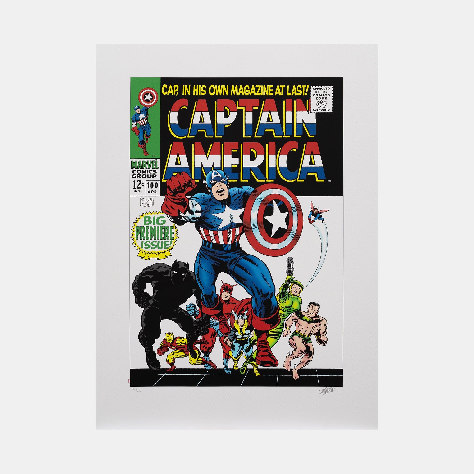 Marvel Superheroes: Edition 10 (HC 10) Signed by Stan Lee (2015)