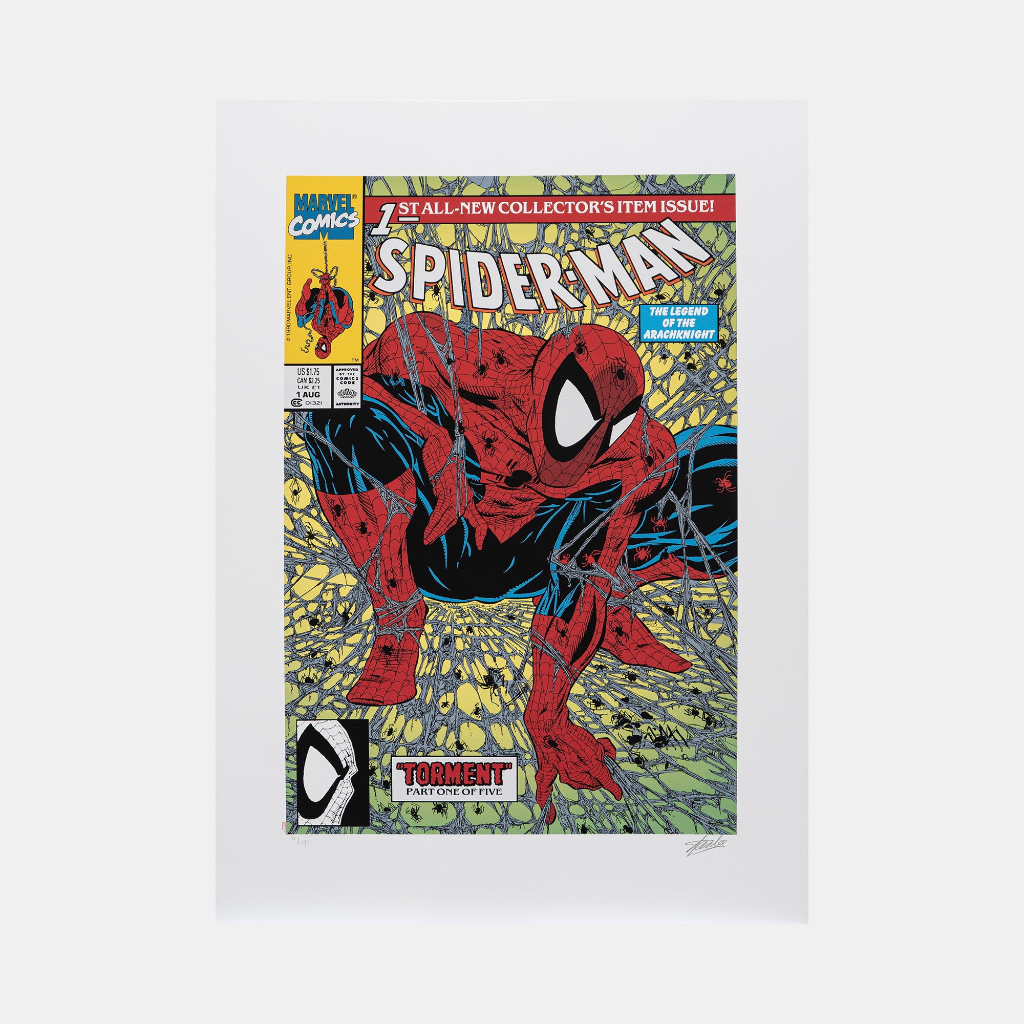Marvel Superheroes: 12 Prints Edition #54 Signed by Stan Lee (2014)