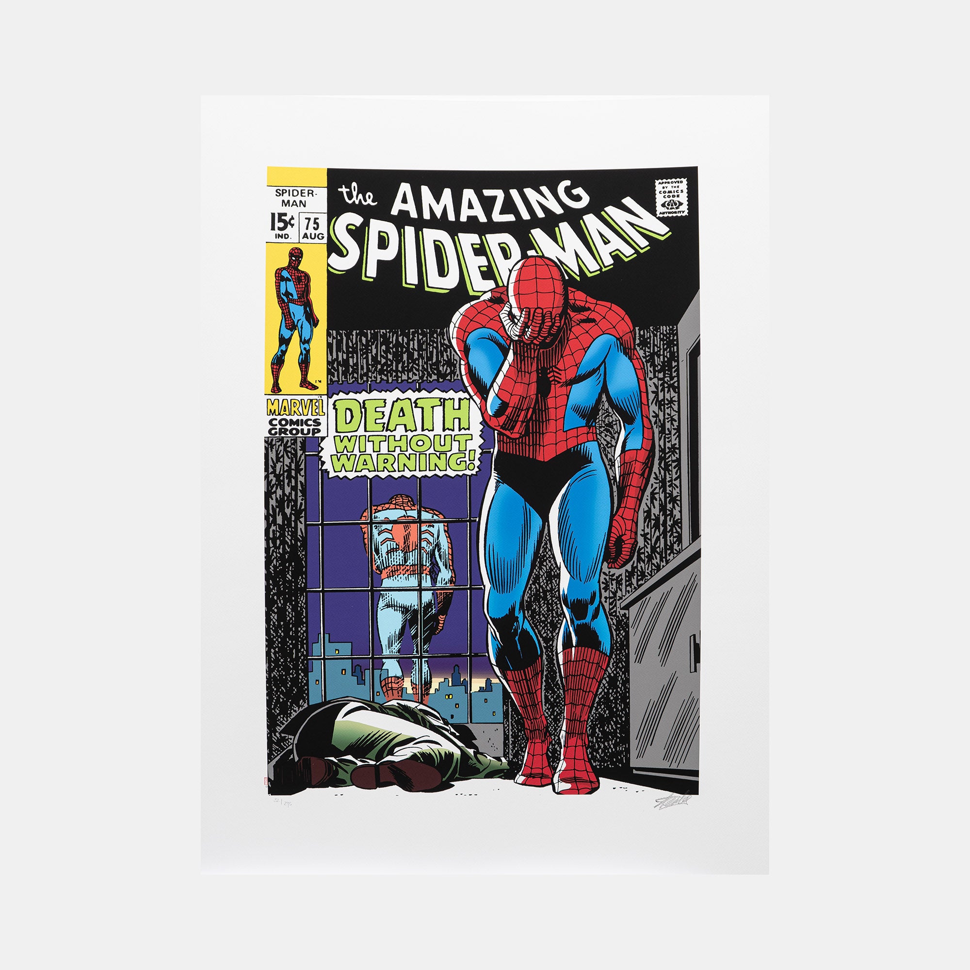Marvel Superheroes: 12 Prints Edition #54 Signed by Stan Lee (2014)