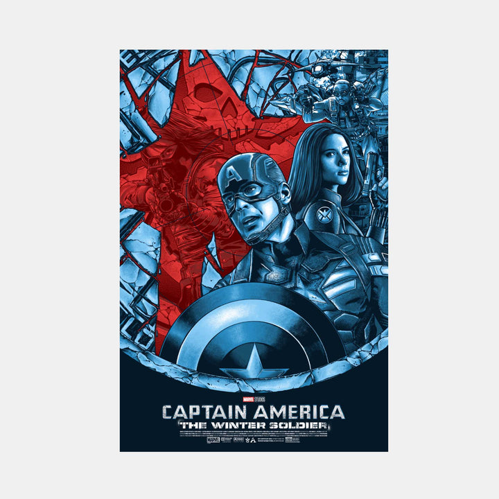 Captain America - Winter Soldier (2018) By Alexander Laccarino Art Print Poster